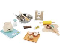 Mon Atelier Pâtisserie-Jouet D'Imitation Cuisine Et Dinette-19 Accessoires En Bois Et Feutrine-Certifié Fsc-Peinture À L'Eau-Dès 3 Ans,J06618
