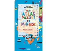Mon atlas puzzle du monde - coffret