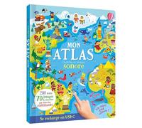 Mon atlas sonore - mon cherche et trouve sonore 200 sons - atlas sonore - se recharge en usb-c