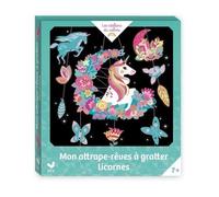 Deux Coqs d'Or – Mon attrape-rêves à gratter licornes – mini boîte avec accessoires