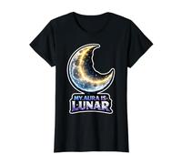 Mon Aura est Le Croissant de Lune Lunaire T-Shirt Graphique avec Valeur