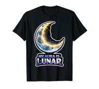 Mon Aura est Le Croissant de Lune Lunaire T-Shirt Graphique avec Valeur