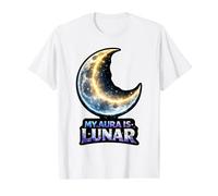 Mon Aura est Le Croissant de Lune Lunaire T-Shirt Graphique avec Valeur