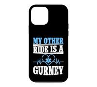 Mon Autre Chauffeur est Un ambulancier de Gurney Coque pour iPhone 12 Mini