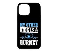 Mon Autre Chauffeur est Un ambulancier de Gurney Coque pour iPhone 13 Pro Max