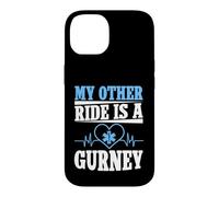 Mon Autre Chauffeur est Un ambulancier de Gurney Coque pour iPhone 14