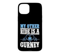 Mon Autre Chauffeur est Un ambulancier de Gurney Coque pour iPhone 15 Plus