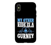 Mon Autre Chauffeur est Un ambulancier de Gurney Coque pour iPhone X/XS