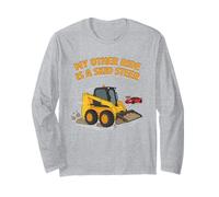 Mon Autre Chauffeur est Un conducteur d'équipement Lourd avec Une chargeuse compacte Manche Longue