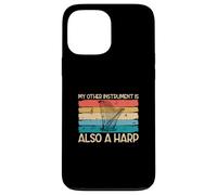 Mon Autre Instrument est Aussi Un harpiste Amusant harpiste Coque pour iPhone 13 Pro Max