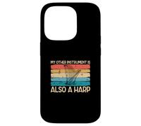 Mon Autre Instrument est Aussi Un harpiste Amusant harpiste Coque pour iPhone 14 Pro