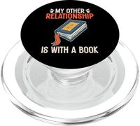 Mon Autre Relation est avec Un Livre, Un Roman d'amour PopSockets PopGrip pour MagSafe
