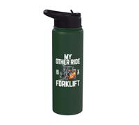 Mon autre Ride est un chariot élévateur Stainless Steel Insulated Water Bottle