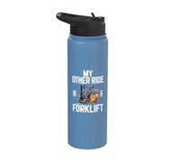 Mon autre Ride est un chariot élévateur Stainless Steel Insulated Water Bottle