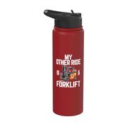 Mon autre Ride est un chariot élévateur Stainless Steel Insulated Water Bottle