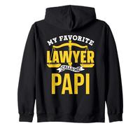 Mon Avocat préféré m'appelle Papi Graduate Law School Lawyer Sweat à Capuche