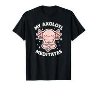 Mon Axolotl Médite Mignon Animal Salamandre Thème T-Shirt
