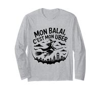Mon Balai C’est Mon Transport Magique Drôle Manche Longue