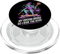 Mon balai s'est cassé alors je fais le hype Halloween PopSockets PopGrip pour MagSafe