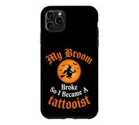 Mon Balai s'est cassé Alors Je suis devenue Une sorcière tatoueuse Coque pour iPhone 11 Pro Max