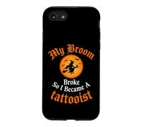 Mon Balai s'est cassé Alors Je suis devenue Une sorcière tatoueuse Coque pour iPhone SE (2020) / 7/8