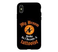 Mon Balai s'est cassé Alors Je suis devenue Une sorcière tatoueuse Coque pour iPhone X/XS