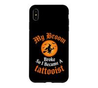 Mon Balai s'est cassé Alors Je suis devenue Une sorcière tatoueuse Coque pour iPhone XS Max