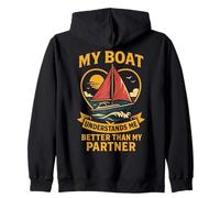 Mon bateau me comprend mieux Capitaine nautique Sweat à Capuche