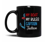 Mon Bateau, Mes Règles Tasse À Café Unique Tasse À Thé Drôle Mug Cadeau Mignon Pour Bureau Collègue Anniversaire 330 Ml