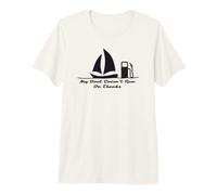 Mon Bateau ne Roule Pas grâce à sa Couleur Noire T-Shirt Haut de Gamme