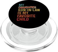 Mon beau-fils est mon enfant préféré drôle - Fille remplacée PopSockets PopGrip pour MagSafe