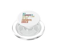 Mon Beau-Fils est Mon Enfant préféré Rétro - Fille remplacée PopSockets PopGrip pour MagSafe