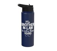 Mon beau-frère est plus cool que le tien Stainless Steel Insulated Water Bottle