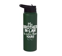 Mon beau-frère est plus cool que le tien Stainless Steel Insulated Water Bottle