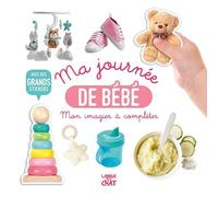 Mon bel imagier à compléter - Ma journée de bébé - Livre d'activités avec grands stickers - Dès 36 mois