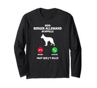 Mon Berger Allemand m'appelle Faut Que J'y Aille Appel Manche Longue