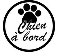 Mon Blason - Autocollant Chien À Bord Voiture - Fabriqué en France