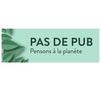 Mon Blason - AUTOCOLlaNT STOP PUB, DITES OUI AU NON ! Voiture - 9.8 x 4.5 cm - Fabriqué en France