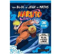 Collectif – Mon bloc de jeux de maths NARUTO – CM2 – Broché – Larousse