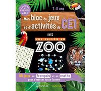 Mon bloc de jeux et d'activités pour le CE1 - Une SAISON AU ZOO - Aurore Meyer - Larousse - broché - Document jeunesse