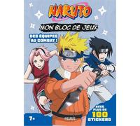 Mon bloc de jeux Naruto (+ stickers) - Des équipes au combat ! - Naruto - Fleurus - broché - Livre-jeu