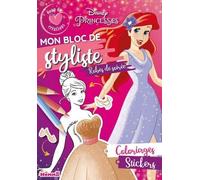 Disney Princesses - Coup de Cœur Créations - Mon bloc de styliste - Robes de soirée - Bloc stylisme et mode - Dès 5 ans