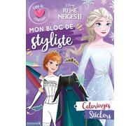Mon bloc de styliste - Reine des Neiges 2 (Elsa & Anna) - Collectif - Hemma - broché - Document jeunesse