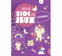Mon bloc jeux licornes - Clémentine Dérodit - Fleurus - broché - Livre-jeu