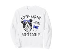 Mon Border Collie et Mon Chien de café pour la fête des mères Sweatshirt