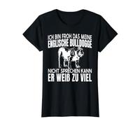 Mon Bouledogue Anglais Blanc Trop - Old English Bulldog T-Shirt Graphique avec Valeur