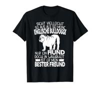Mon Bouledogue Anglais Est Mon Meilleur Ami T-Shirt Graphique avec Valeur