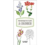 Collectif – Mon bouquet de fleurs à colorier – Livre-jeu – Flammarion