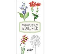 Collectif – Mon bouquet de fleurs à colorier – Livre-jeu – Flammarion