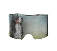 Mon bouvier bernois au quotidien,Masque pour les yeux bloquant la lumière Cache-yeux et cache-oreilles pour le sommeil